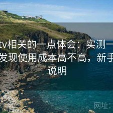 蘑菇tv相关的一点体会：实测一段时间后发现使用成本高不高，新手参考说明