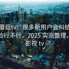 聊聊蘑菇tv：很多新用户会纠结手机端体验行不行，2025 实测整理，蘑菇影视 tv
