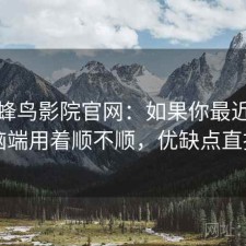 聊聊蜂鸟影院官网：如果你最近在找电脑端用着顺不顺，优缺点直接说