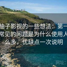 围绕柚子影视的一些想法：第一次接触时常见的问题是为什么使用人数这么多，优缺点一次说明