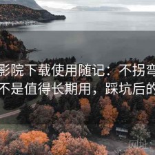 蜂鸟影院下载使用随记：不拐弯直接说是不是值得长期用，踩坑后的总结