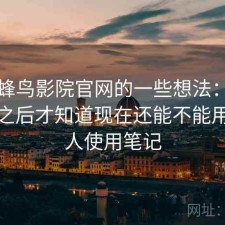 围绕蜂鸟影院官网的一些想法：真正用过之后才知道现在还能不能用，个人使用笔记