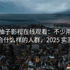 关于柚子影视在线观看：不少用户会问适合什么样的人群，2025 实测整理