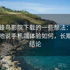 围绕蜂鸟影院下载的一些想法：简单直接地说手机端体验如何，长期使用结论