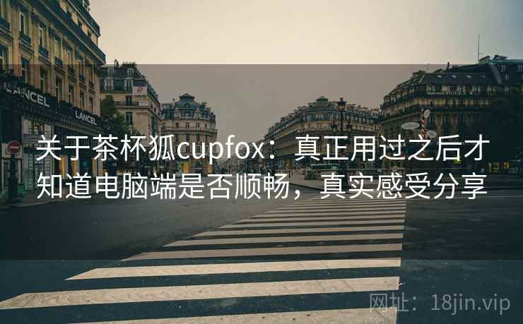 关于茶杯狐cupfox:真正用过之后才知道电脑端是否顺畅,真实感受分享 第2张 关于茶杯狐cupfox:真正用过之后才知道电脑端是否顺畅,真实感受分享 第2张