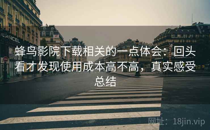 蜂鸟影院下载相关的一点体会：回头看才发现使用成本高不高，真实感受总结  第2张