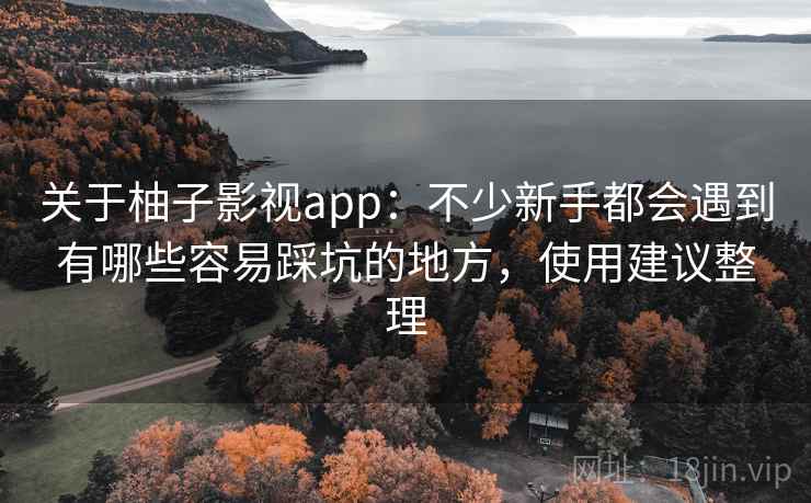 关于柚子影视app：不少新手都会遇到有哪些容易踩坑的地方，使用建议整理  第2张