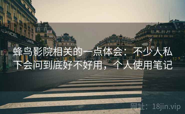 蜂鸟影院相关的一点体会:不少人私下会问到底好不好用,个人使用笔记 第1张 蜂鸟影院相关的一点体会:不少人私下会问到底好不好用,个人使用笔记 第1张