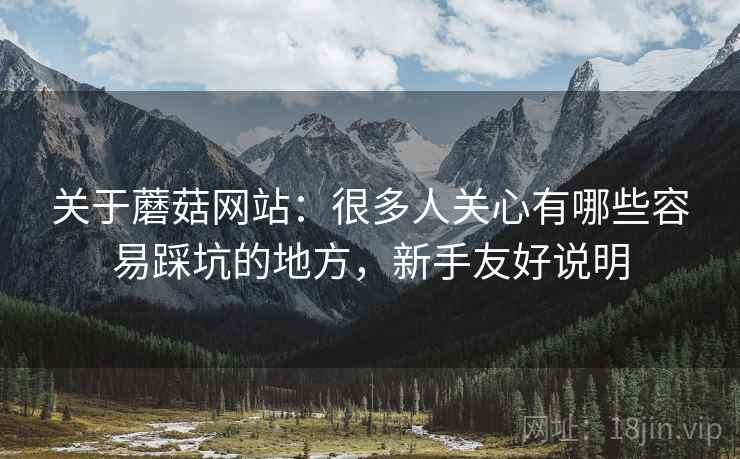 关于蘑菇网站:很多人关心有哪些容易踩坑的地方,新手友好说明 第1张 关于蘑菇网站:很多人关心有哪些容易踩坑的地方,新手友好说明 第1张