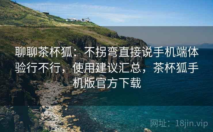 聊聊茶杯狐:不拐弯直接说手机端体验行不行,使用建议汇总,茶杯狐手机版官方下载 第1张 聊聊茶杯狐:不拐弯直接说手机端体验行不行,使用建议汇总,茶杯狐手机版官方下载 第1张
