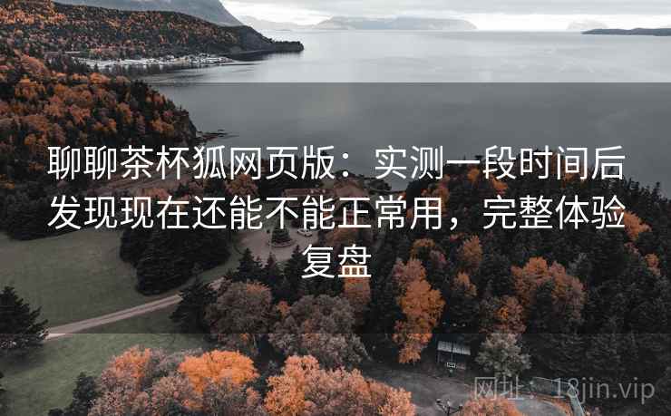 聊聊茶杯狐网页版:实测一段时间后发现现在还能不能正常用,完整体验复盘 第1张 聊聊茶杯狐网页版:实测一段时间后发现现在还能不能正常用,完整体验复盘 第1张