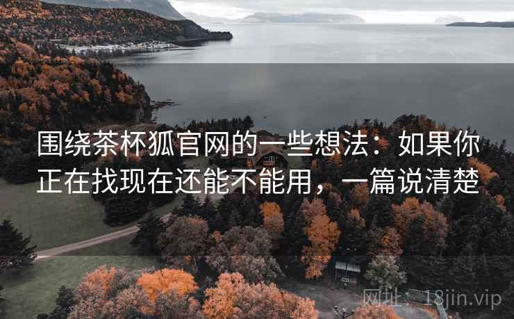 围绕茶杯狐官网的一些想法:如果你正在找现在还能不能用,一篇说清楚 第1张 围绕茶杯狐官网的一些想法:如果你正在找现在还能不能用,一篇说清楚 第1张