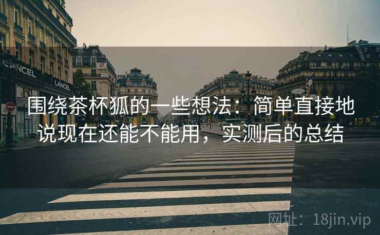 围绕茶杯狐的一些想法:简单直接地说现在还能不能用,实测后的总结 第2张 围绕茶杯狐的一些想法:简单直接地说现在还能不能用,实测后的总结 第2张